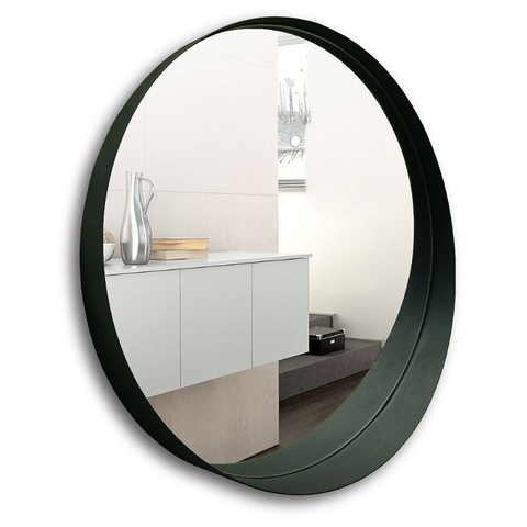 Зеркало настенное в раме Glan (70*70 cm.), black