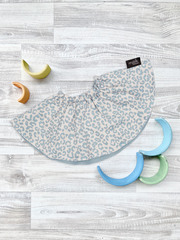 Двусторонний нагрудник Mjölk Blue Leopard