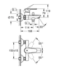 GROHE 1000180 1000180 Набор для душа BauEdge: Смеситель для рак (23758000), Смеситель для ванны (23604001), Tempesta 100 II Душ. гарнитур 5.7 (27598001), хром