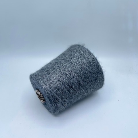 Cariaggi (пр.Италия) art-Nirvana 2200м/100гр, 60%Кашемир 40%Шелк, цвет- Серый меланж(183/51), арт.35227
