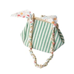 Ручка из цепочки(золото) с платком S-27(60см)