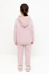 брюки  для девочки  КР 400783/розовый лед