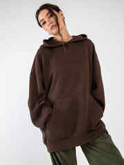 Худи Basis из вязанного трикотажа Коричневое