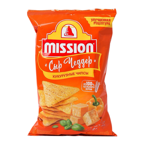 Чипсы Кукурузные Mission Сыр Чеддер 150гр