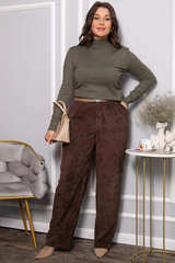 Брюки вельветовые Брауни (коричневые) Б14442-25М LT Collection