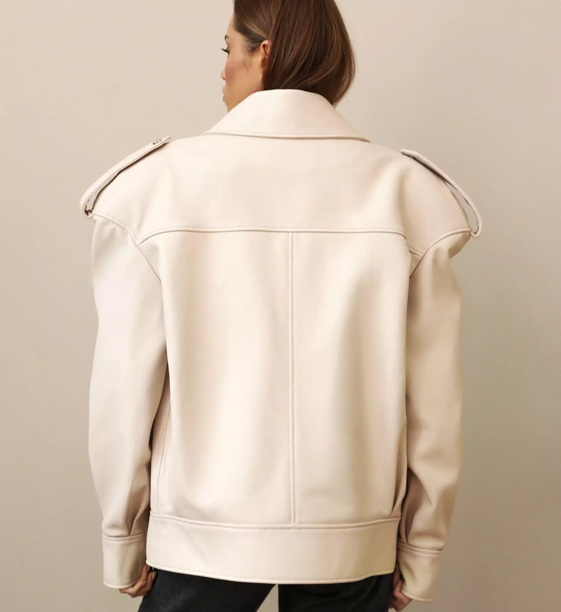 Куртка LIGHT NAPPA, Молочный