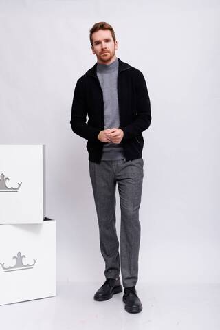 CUDGI Кардиган из хлопка с тенселом на молнии