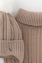 комплект  для девочки  КВ 22013/ш/бежевый