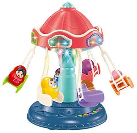 Детская карусель светомузыка крутящаяся, размер 23*28