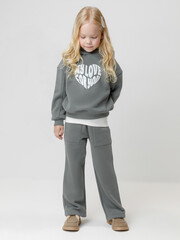 джемпер  для девочки  КР 302815/пряный базилик к585