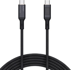 Кабель Aukey USB TypeC (M) черный