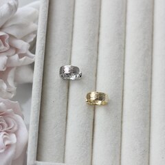 Кафф с отверстием для подвесок 12*5 мм, родий, Ш136