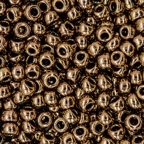 Японский бисер TOHO Round 8/0 (№223), металлизированный, непрозрачный глянцевый