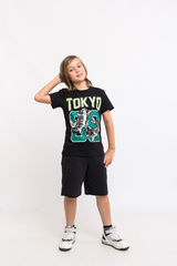 102_БК25 Футболка кор.рукав, чёрный