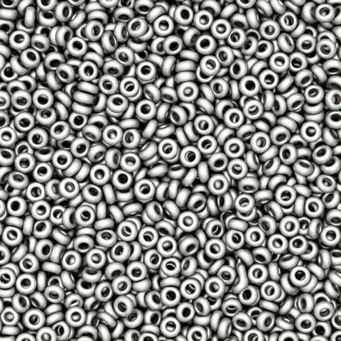Японский бисер TOHO Demi 11/0 (№566), металлизированный, непрозрачный матовый