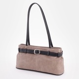 Сумка Саломея 216 македония тауп + черный