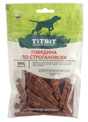 Titbit лакомство для собак говядина по-строгановски Золотая коллекция 80 г