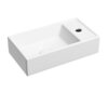 Ceramica Nova Element CN6051RMW Умывальник подвесной прямоугольный (чаша справа, отверстие под смеситель слева), 41.7x21.7, цвет: белый