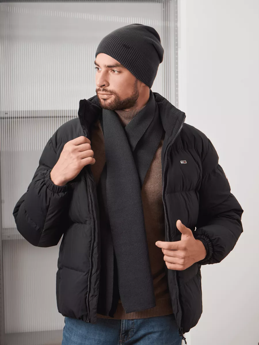 Шарф длинный классический