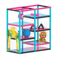 Детский игровой лабиринт «Кнопка Лайт-2» 2,8м² (2,35*1,2*2,5м)