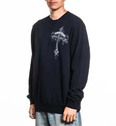 Affliction | Свитшот мужской Wicked Crew Fleece A30774 слева
