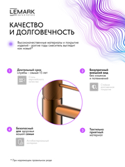Смеситель для умывальника высокий Lemark LMF-2015S-BRRG 