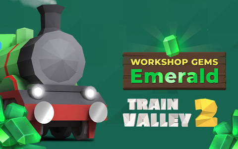 Train Valley 2: Workshop Gems - Emerald (для ПК, цифровой код доступа)