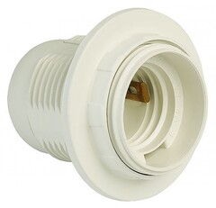 Патрон пластиковый E27 с юбкой  AP-L002