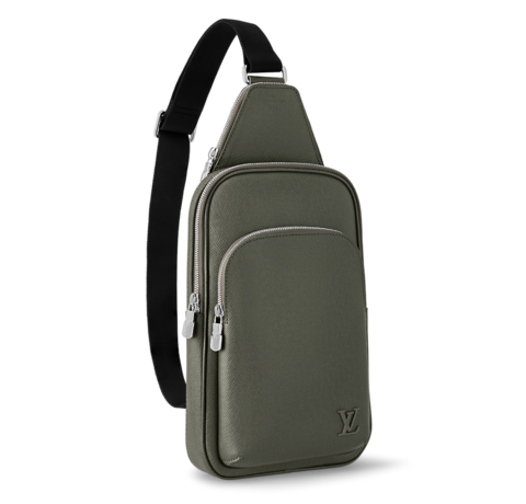 Сумка-слинг Louis Vuitton Avenue NM кожа Taiga Green