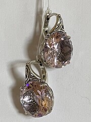 Этерия (серьги из серебра)