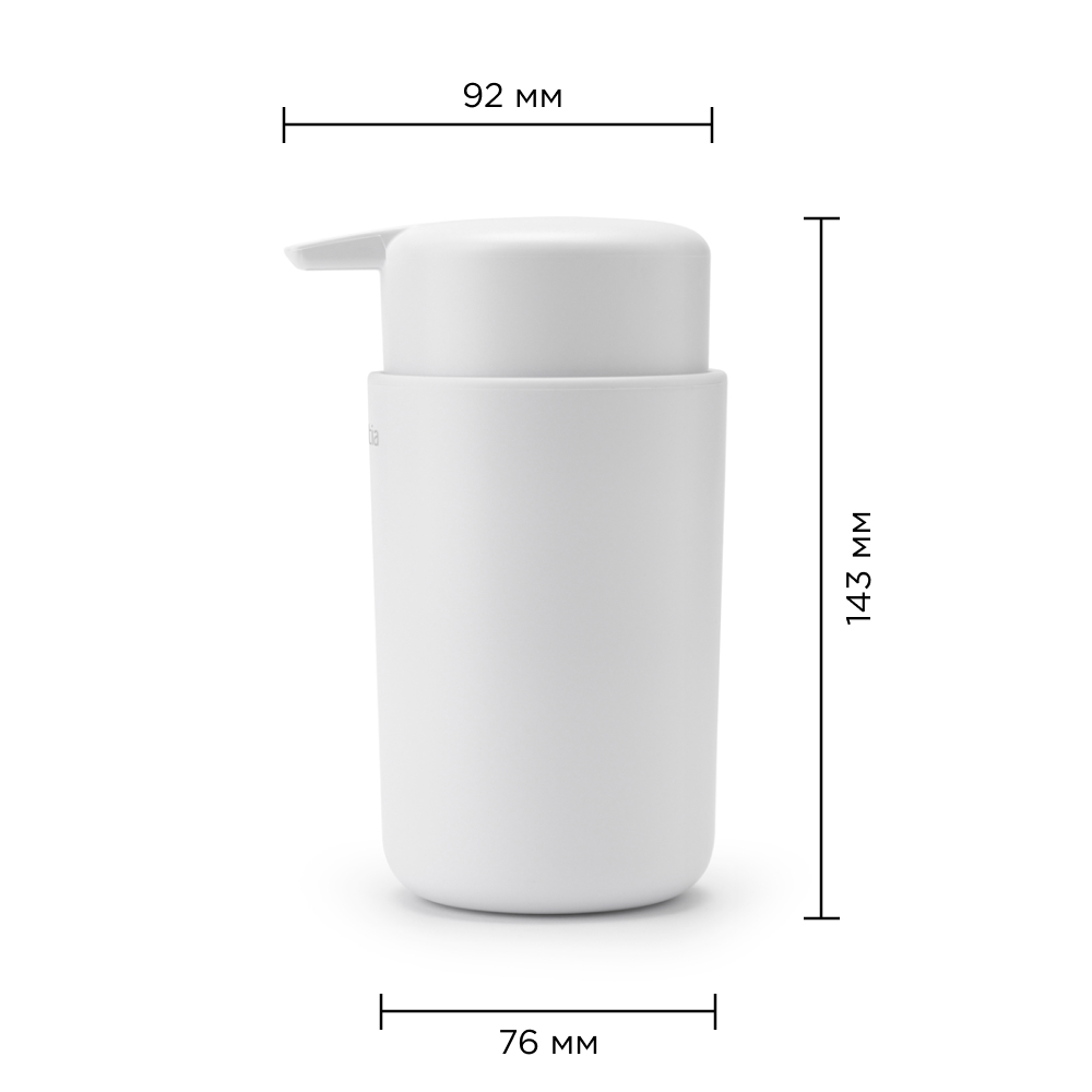 Диспенсер для жидкого мыла ReNew, Белый, арт. 280269 - фото 7