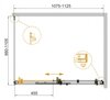 Душевой уголок Cezares STYLUS-SOFT-AH-1 STYLUS-SOFT-AH-1-140/90-C-Cr