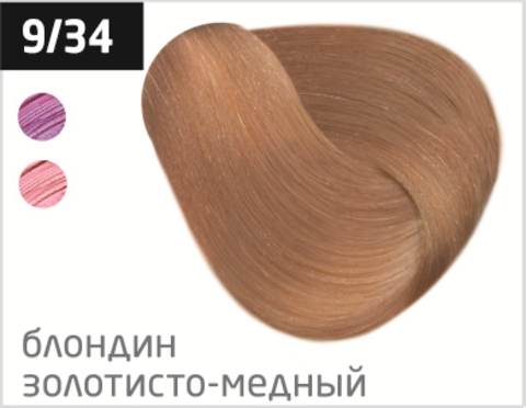 OLLIN silk touch 9/34 блондин золотисто-медный 60мл безаммиачный стойкий краситель для волос