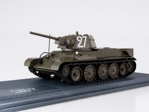 Tank T-34 1942 year 1:43 DeAgostini Tanks. Legends Patriotic armored vehicles #1