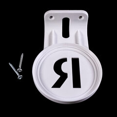 Настенный кронштейн-полка для Яндекс станций (Яндекс-Алиса) Лайт (первое поколение) 3D Печать, белый