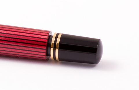 Ручка перьевая Pelikan Souverän® M600 Black and Red GT, F (928655)