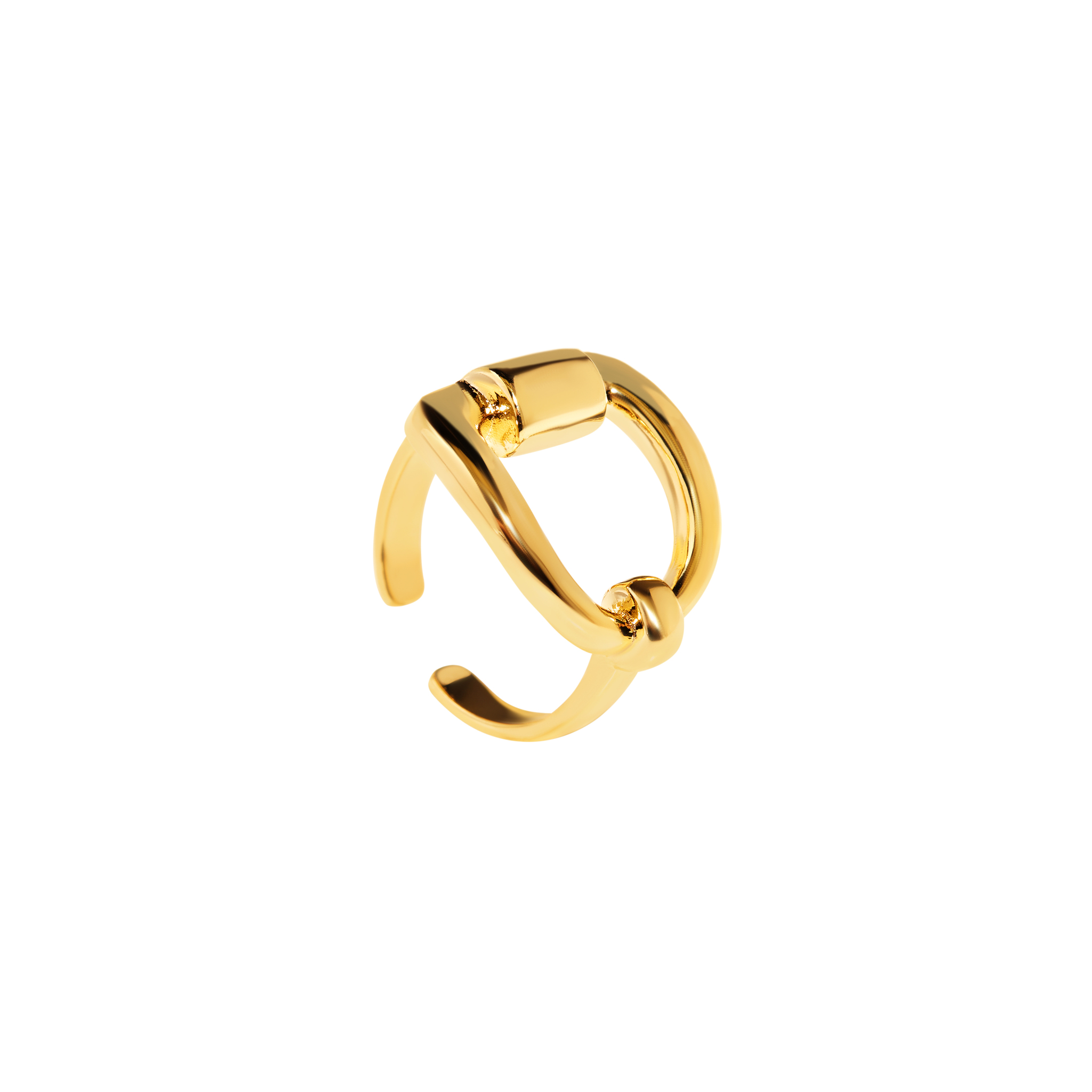 

Кольцо Gold Buckle Ring