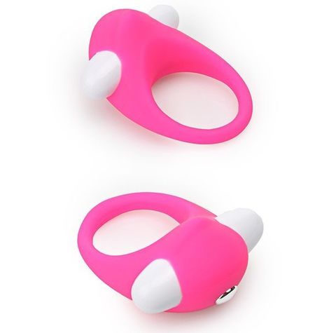 Розовое эрекционное кольцо LIT-UP SILICONE STIMU RING 6 - Dream Toys Lit-Up 21236