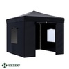 Тент-шатер быстросборный Helex 4332 3x3х3м, полиэстер, черный