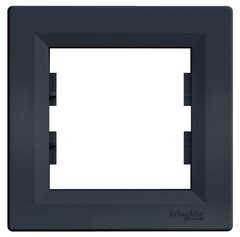 РАМКА С/У 1-ПОСТ АНТРАЦИТ ASFORA /SCHNEIDER/