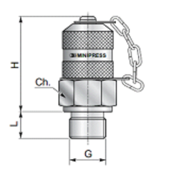 КТ 16x2 - BSPP (Ш) 1/4 flat face металл.