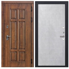 Купить Входная дверь термо Квадро - ФЛ 256 ПВХ бетон снежный