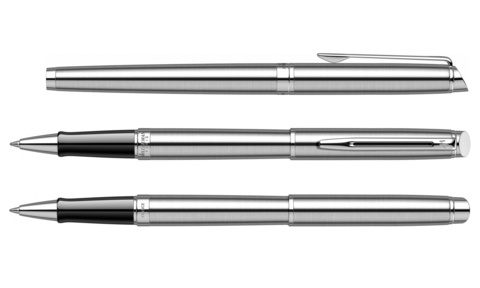 Ручка-роллер Waterman Hemisphere St. Steel  CT, F (S0920450)