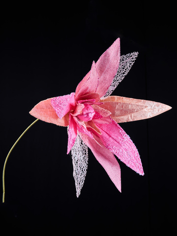 Цветок 51х61см ChristmasDeLuxe розовый