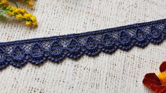 Кружево плетеное, ш. 2-2,2 см, синий