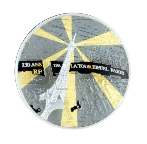 10 Евро серебро Франция 2019 Эйфелева башня (EIFFEL TOWER