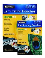 Пленка Fellowes FS-5452501 глянцевая для горячего ламинирования А4 - 100 мкм, с перфорацией