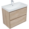 Aquanet 336384 Тумба Милан 80 цв. дуб светлый (336384)
