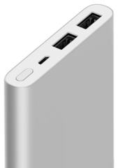 Аккумулятор Xiaomi Mi Power Bank 2S 10000 (2usb) серебро