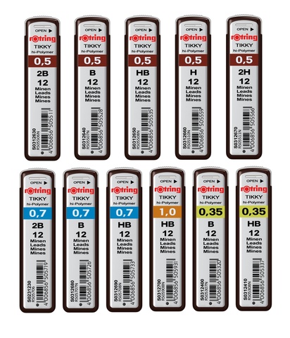 Грифель Rotring Tikky 0.5 mm H (12 шт.) (S0312660)